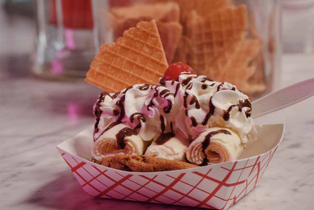 Cordray Drug Store Hand Rolled Ice Cream Right Before Your Eyes